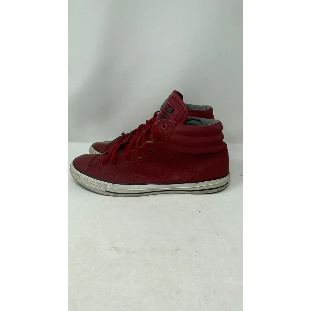 Converse Chuck Taylor All Star High Street Red Leather Sneakers 152658C Mens 12